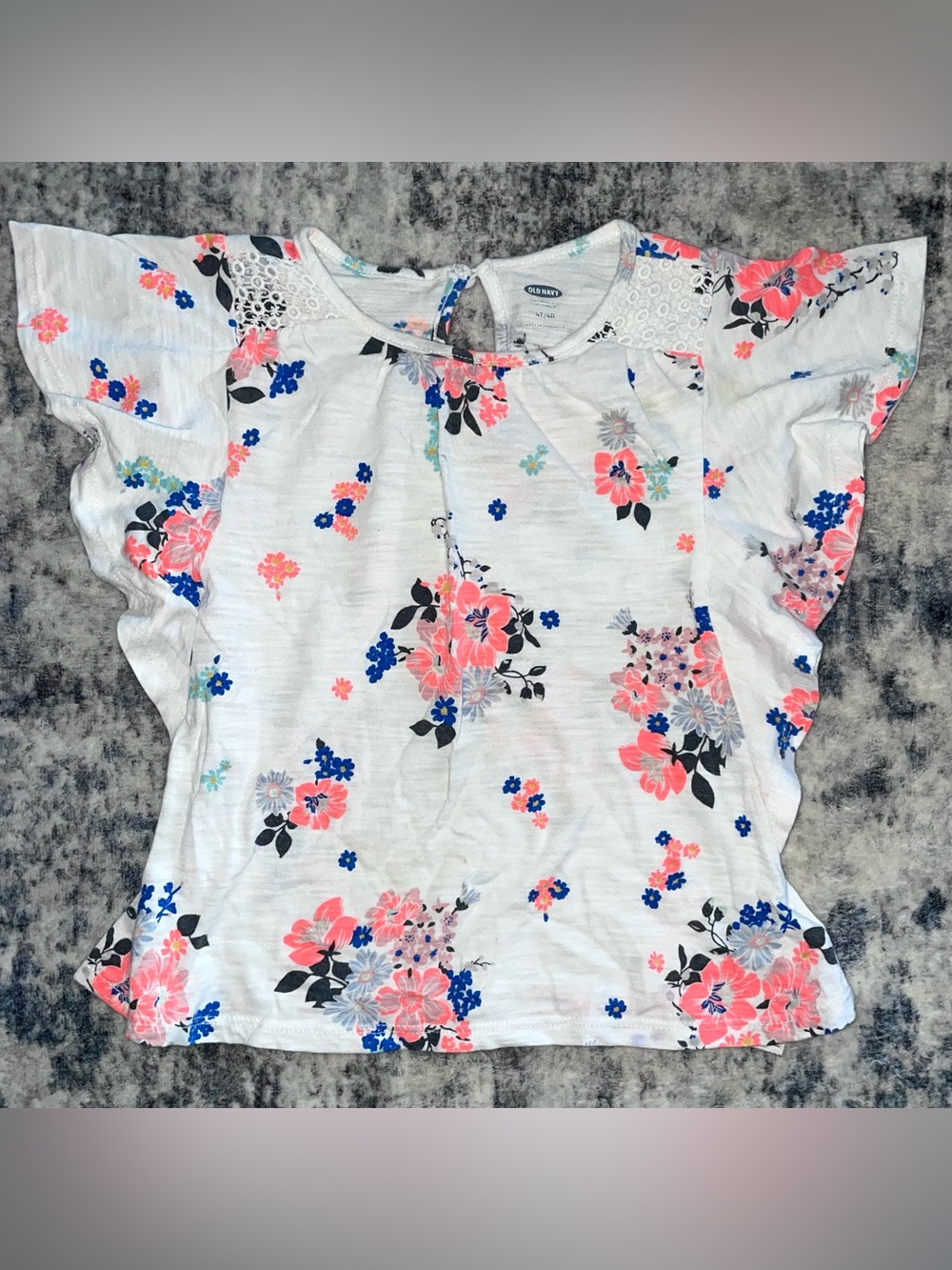 Old Navy floral blouse size 4T